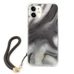 Guess GUHCP12SKSMAGR iPhone 12 mini 5,4" grey hardcase Marble Collection - imagine 3