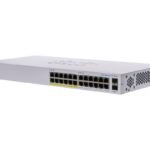 Cisco CBS110-24PP | Switch | 24x RJ45 1000Mb/s, 12x PoE, Desktop, Rack, Unmanaged, 100W