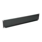 Extralink 2U 19" | Front Blank Panel | Black - imagine 3