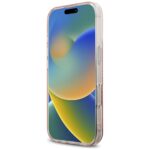 Case Karl Lagerfeld IML Rhinestones Karl Head for iPhone 16 Pro pink - imagine 5