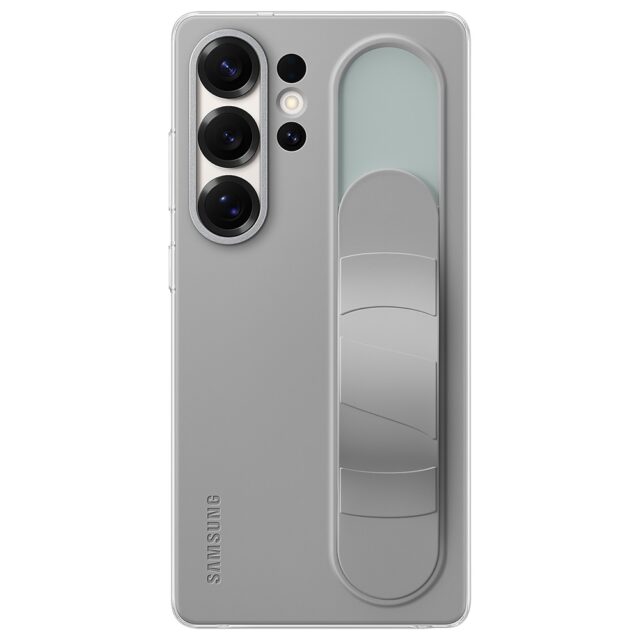 Samsung Standing Grip case for Galaxy S25 Ultra gray - imagine 3