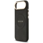 Case Guess Peony Hot Stamp MagSafe for iPhone Air black - imagine 6