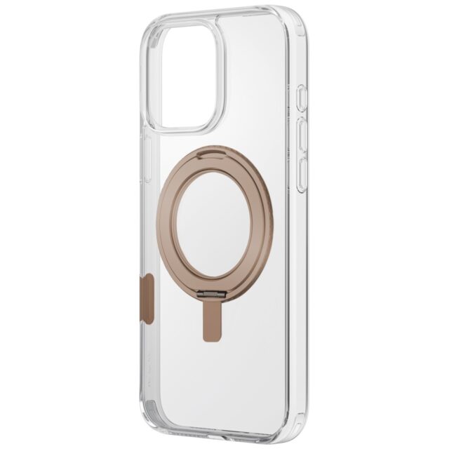 Case UNIQ Swivix for iPhone 16 Pro 360 Rotating Kickstand gold - imagine 3