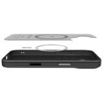 Spigen Enzo Aramid "T" Mag MagSafe Case for iPhone 17 Black Silver - imagine 7