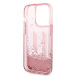 Karl Lagerfeld KLHCP14LLBKLCP iPhone 14 Pro 6,1"pink hardcase Liquid Glitter Big KL - imagine 7