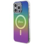 Guess GUHMP15LHITSK iPhone 15 Pro 6.1" rainbow hardcase IML Iridescent MagSafe - imagine 2