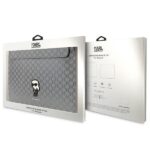 Karl Lagerfeld Sleeve KLCS14SAKHPKG 14" silver Saffiano Monogram Ikonik - imagine 4