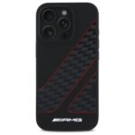 AMG AMHMP16L2SCFR iPhone 16 Pro 6.3" black hardcase Checkered Flag Pattern MagSafe - imagine 3