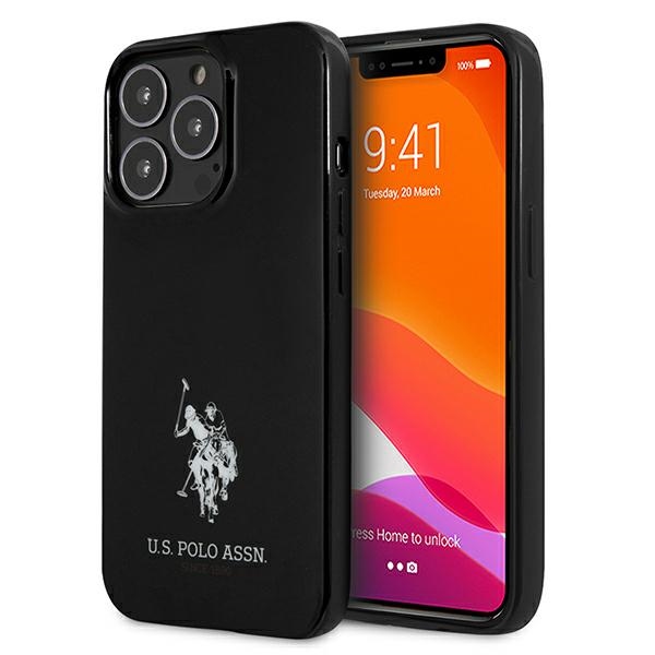 cps-9962288f4dabb270abdf5e9cd45c31c6-2025-12-07-08-07-12 US Polo USHCP13XUMHK iPhone 13 Pro Max 6,7" black hardcase Horses Logo - imagine 1