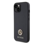 Guess GUHCP15MPS4DGPK iPhone 15 Plus / 14 Plus 6.7" black hardcase Strass Metal Logo - imagine 2