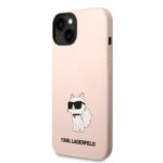 Karl Lagerfeld KLHCP14MSNCHBCP iPhone 14 Plus / 15 Plus 6,7" hardcase pink Silicone Choupette - imagine 2