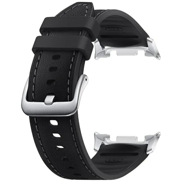 Band Samsung Hybrid for Galaxy Watch8 Classic (S/M/L) black - imagine 3