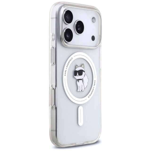 Karl Lagerfeld IML Choupette MagSafe Case for iPhone 17 Pro Max Clear - imagine 4