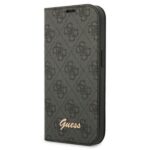 Guess GUBKP14MHG4SHK iPhone 14 Plus / 15 Plus 6.7" black book 4G Vintage Gold Logo