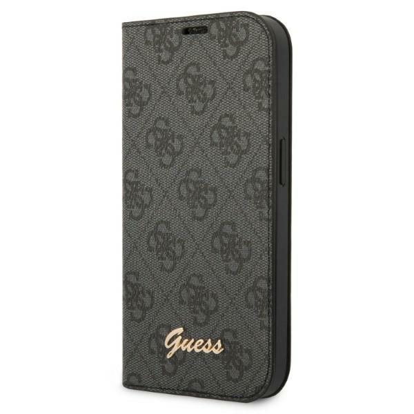 cps-99c8f1ab1c8747ab379dd868860e0a9b-2025-12-06-12-22-47 Guess GUBKP14MHG4SHK iPhone 14 Plus / 15 Plus 6.7" black book 4G Vintage Gold Logo - imagine 1