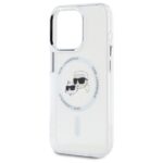 Karl Lagerfeld KLHMP15XHLSKCH iPhone 15 Pro Max 6.7" white hardcase IML Metal Karl&Choupette - imagine 6