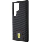Ferrari FEHCS24LN3PUK S24 Ultra S928 black hardcase Carbon Stitched Bottom - imagine 6