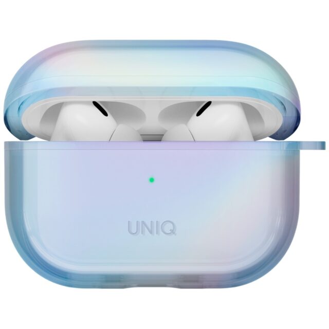 Case UNIQ Iridescia for AirPods Pro 2 Hang Case blue - imagine 2