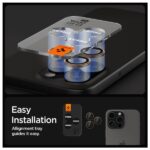 Spigen Optik Pro Glas.TR "EZ FIT" iPhone 16 Pro/Pro Max 2pcs desert titanium AGL08862 - imagine 7