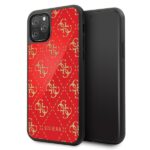 Guess GUHCN584GGPRE iPhone 11 Pro red hard case 4G Double Layer Glitter