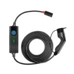 Extralink BS-PCD050 32A 16kW | Three-phase Portable EV Charger With LCD Touch Screen | 6 adaptors, 5m length, Schuko - imagine 2