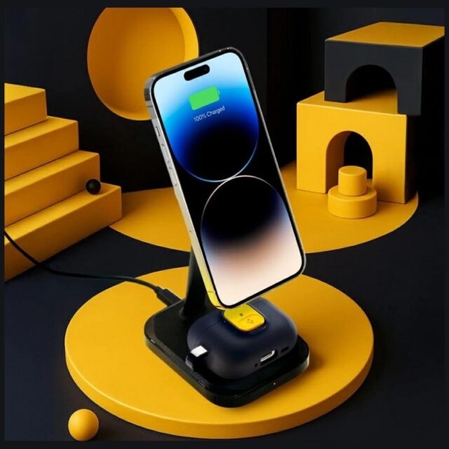 pigen Nano Pop Case for Apple AirPods Pro 3 navy blue - imagine 3