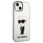 Karl Lagerfeld KLHCP14SHNIKTCT iPhone 14/ 15 / 13 6,1" transparent hardcase Ikonik Karl Lagerfeld - imagine 4