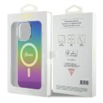 Guess GUHMP15LHITSK iPhone 15 Pro 6.1" rainbow hardcase IML Iridescent MagSafe - imagine 8