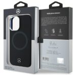 Mercedes MEHMP16S23SUTTK iPhone 16 6.1" black hardcase Silicone Tonal Logo MagSafe - imagine 8
