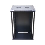 Extralink 18U 600x600 Black | Rackmount cabinet | wall mounted - imagine 3