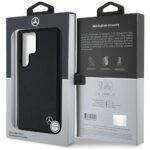Mercedes Leather Horizontal Debossed Curves MagSafe Case for Samsung Galaxy S25 Ultra Black - imagine 8