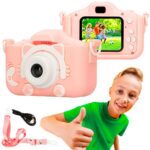 Extralink Kids Camera H27 Single Pink Digital Camera, 1080P 30fps, 2.0" Display
