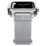 Spigen Metal Fit PRO Apple Watch 8/SE/7/6/5/4 (44/45mm) srebrny/silver ACS04584 - imagine 6