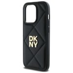 DKNY DKHCP14XPQDSLK iPhone 14 Pro Max 6.7" black Quilted Stack Logo - imagine 6