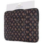 Bag Guess Sleeve 14" Peony Pocket Triangle black - imagine 5