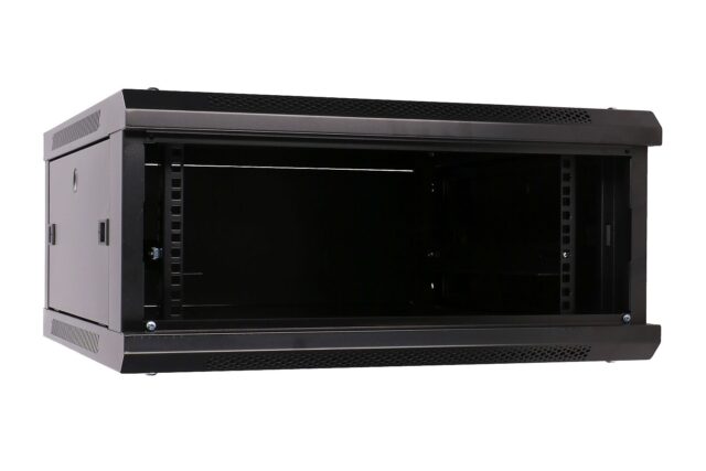 Extralink 4U 600x600 Black | Rackmount cabinet | wall mounted - imagine 5
