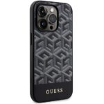 Guess GUHMP14LHGCFSEK iPhone 14 Pro 6.1" black hardcase GCube Stripes MagSafe - imagine 4