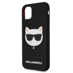 Karl Lagerfeld KLHCN61SLCHBK iPhone 11 6,1" / Xr hardcase black Silicone Choupette - imagine 6