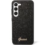 Guess GUHCS23MHGGSHK S23+ S916 black hard case Glitter Script - imagine 2