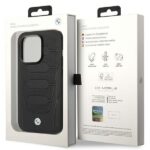 BMW BMHMP14L22RPSK case iPhone 14 Pro 6.1" black Leather Seats Pattern MagSafe - imagine 8