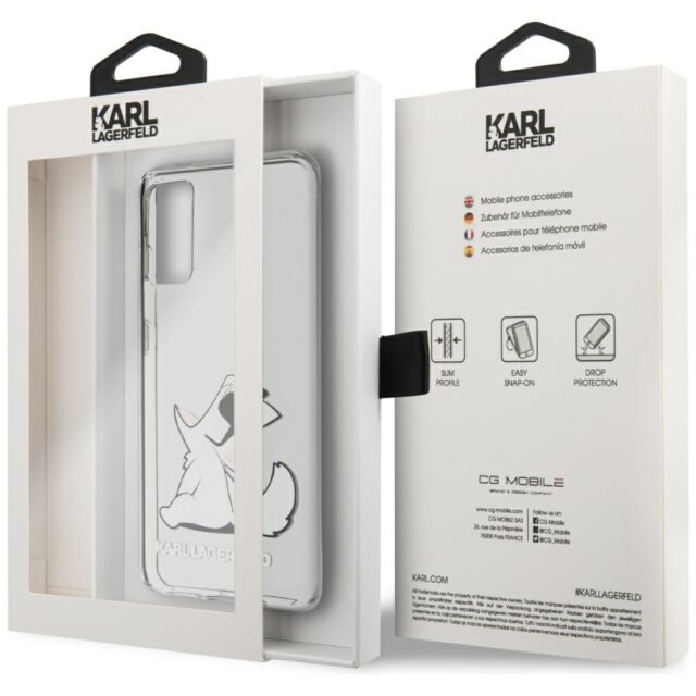 Karl Lagerfeld KLHCS62CFNRC S20 G980 transparent Choupette Fun - imagine 7