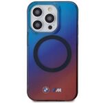Case BMW BMHMP15XHTTG iPhone 15 Pro Max 6.7" red-blue hardcase M Gradient MagSafe - imagine 3