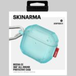 Case Skinarma Mecha CE for AirPods 4 turquoise - imagine 6