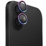 UNIQ Optix Aluminium Camera Lens Protector iPhone 16 6.1" /16 Plus 6.7" iridescent szkło na obiektyw