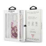 Guess GUHCP13LLGPEPI iPhone 13 Pro / 13 6,1" pink hardcase Peony Liquid Glitter - imagine 8