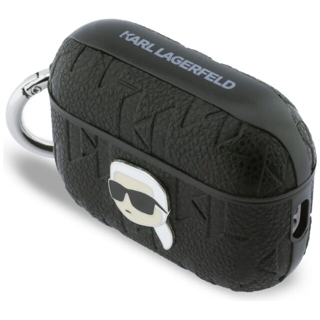 Case Karl Lagerfeld Monogram Karl Head for AirPods Pro 3 black - imagine 3