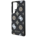 Case Guess 4G Printed Colored Peony Pattern MagSafe to Samsung Galaxy S25 Ultra black - imagine 5