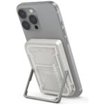 Powerbank Skinarma Nexus Mecha Magnetic  Kick-Stand 5000mAh 20W PD USB-C MagSafe grey - imagine 3