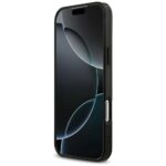 Case AMG Double Layer Transparent Rhombs MagSafe for iPhone 17 Pro Max black-red - imagine 5