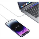 Cable USAMS US-SJ610 U84 PD 20W USB-C to Lightning 1m white - imagine 6